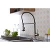 Anzzi Step Single Handle Pull-Down Sprayer Kitchen Faucet in Brushed Nickel KF-AZ194BN